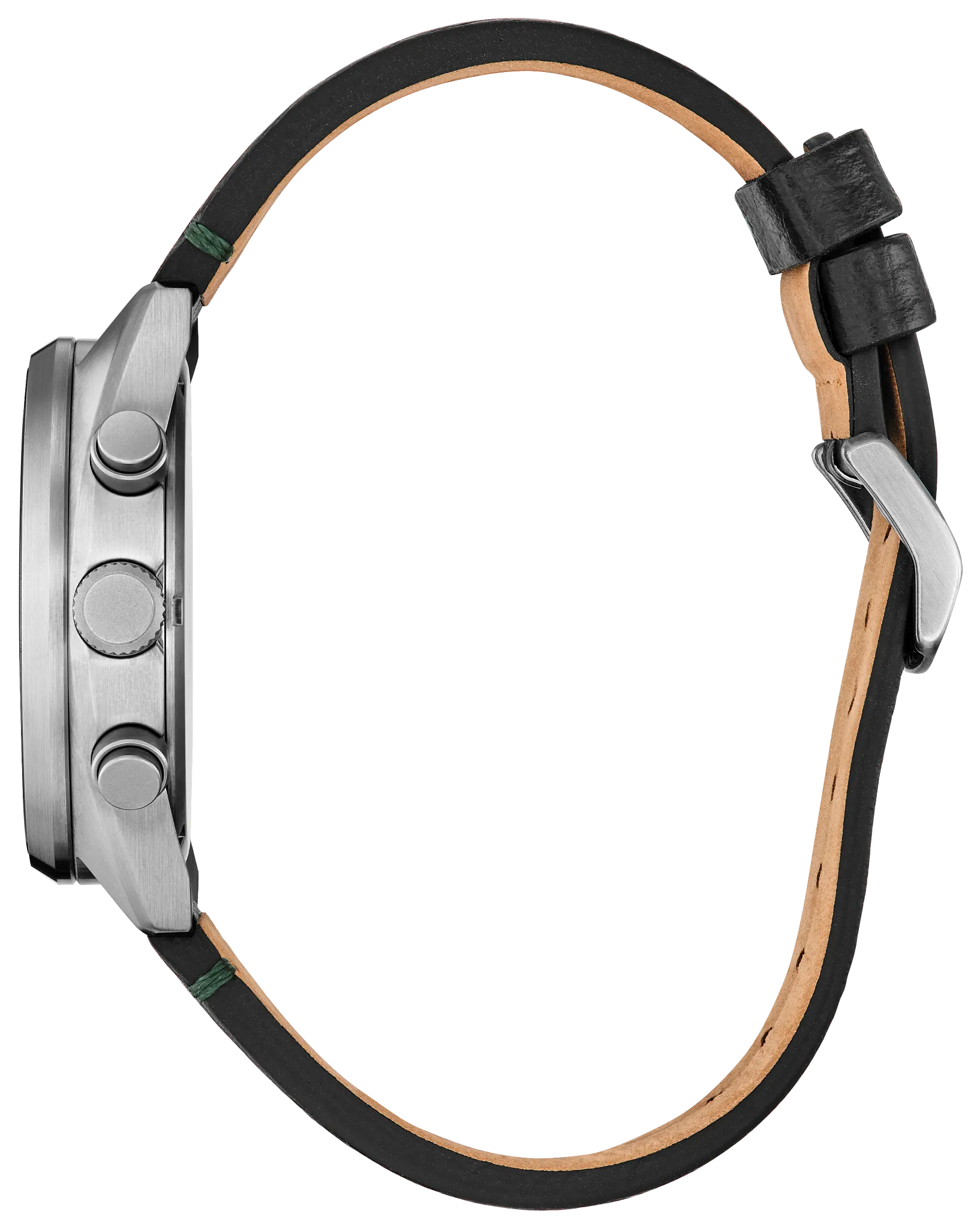 Sport Casual Green Dial Leather Strap CA7041-07X | CITIZEN